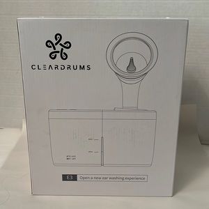 Cleardrums earwax removal irrigation electric tool kit New in box